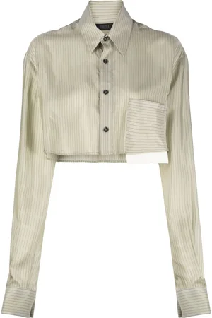 SSHEENA Long-sleeve cropped shirt