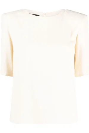 Pinko Round-neck short-sleeve blouse