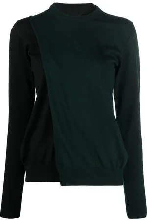 Colville Long-sleeve wool knitted top