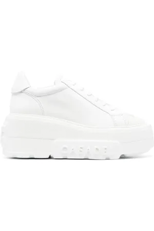 Casadei Nexus leather 75mm platform sneakers