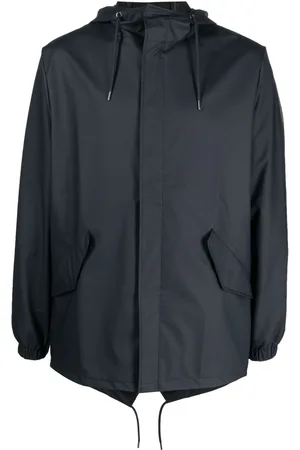 Rains Drawstring-hood parka jacket