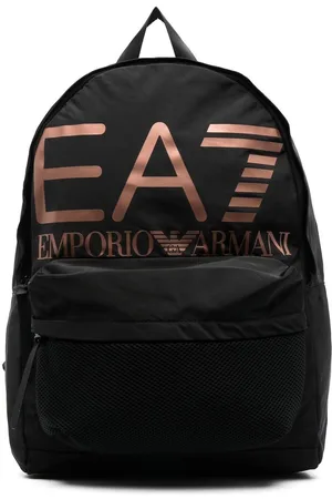 EA7 Logo print backpack