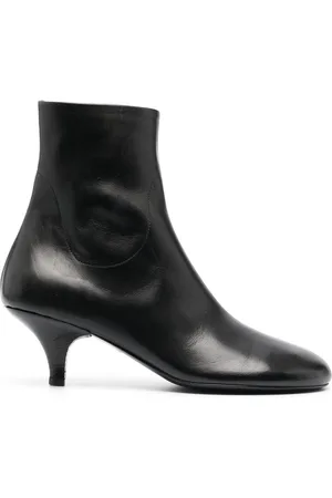 MARSÈLL Smooth grain round-toe leather boots