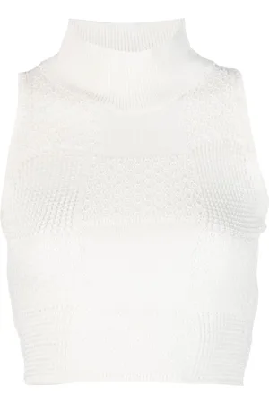 Woolrich X Daniëlle Cathari high-neck knitted cropped top