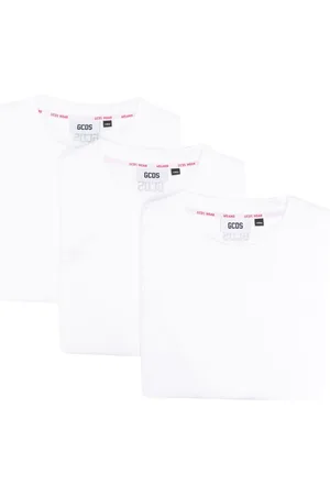 GCDS Logo-print T-shirt three-pack