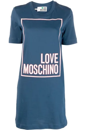 Moschino Logo-print mini T-shirt dress