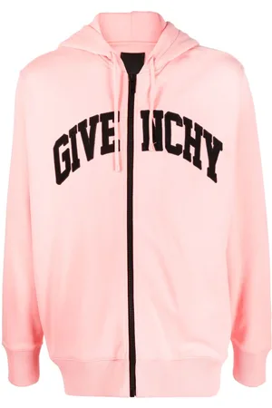 Givenchy Logo-embroidered cotton hoodie