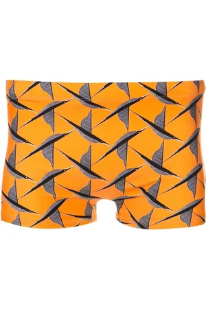 Lygia & Nanny Bird-print swimming trunks