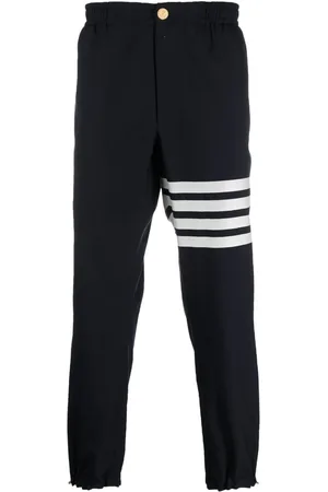 Thom Browne 4-Bar elasticated ankle trousers
