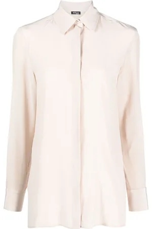 Kiton Button-up silk shirt