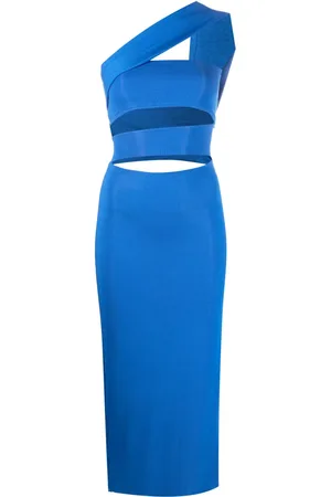 Lama Jouni Cut-out knitted midi dress