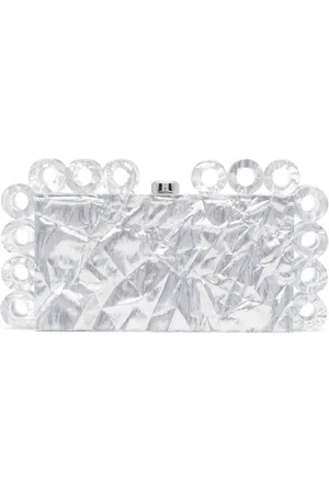 Cult Gaia Harlow chunky-crystal clutch bag