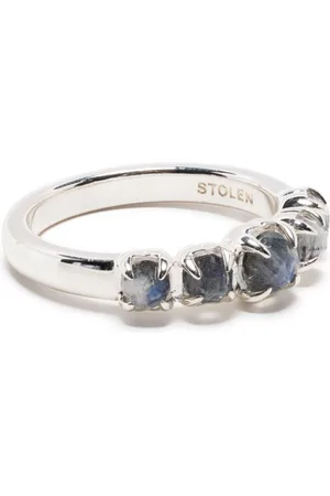 Stolen Girlfriends Club Halo Cluster moon stone ring