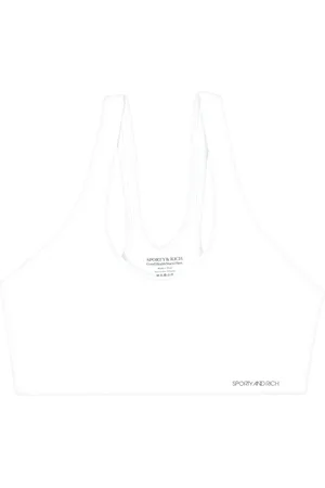 Sporty & Rich Logo-print sports bra