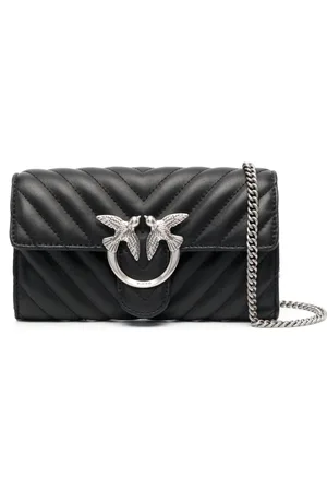 Pinko Love One quilted wallet-on-chain