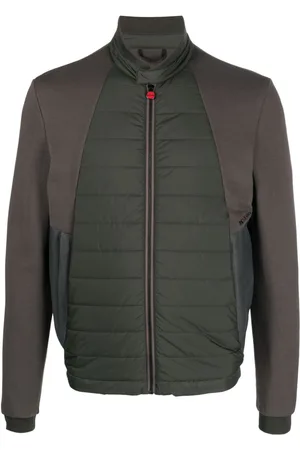 Kiton Blouson zip-up quilted jacket