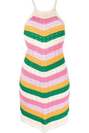 Maje Ženy Na párty - Crochet halterneck mini dress