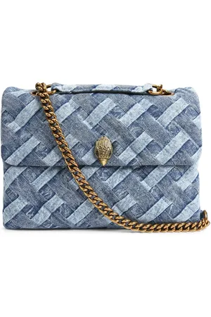 Kurt Geiger Large Kensington Soft denim shoulder bag