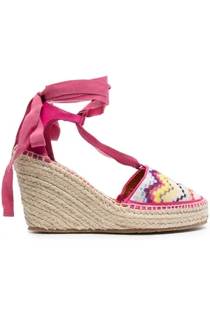 Missoni Zigzag-woven wedge espadrilles