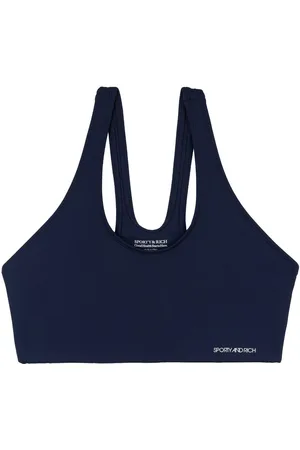 Sporty & Rich Logo-print sports bra