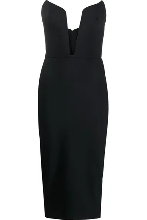 Nº21 Strapless midi dress
