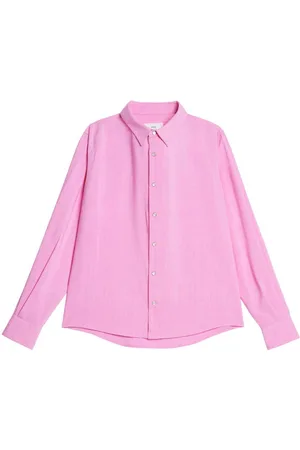 Ami Long-sleeved shantung shirt
