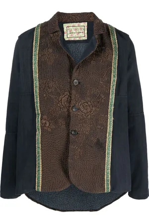 BY WALID Floral-embroidered blazer