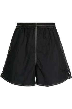 Gramicci Contrast-stitching flared shorts