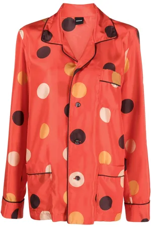 Aspesi Dot-print silk shirt