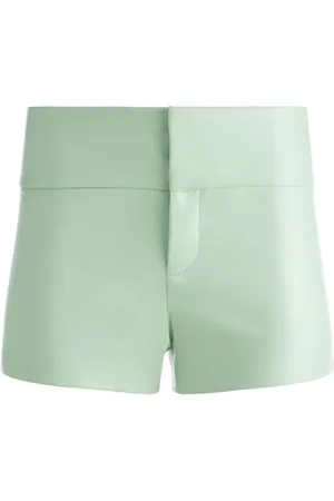 ALICE+OLIVIA Olivia faux-leather shorts