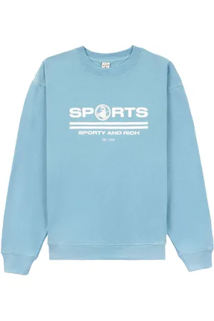 Sporty & Rich Sports logo-print sweatshirt