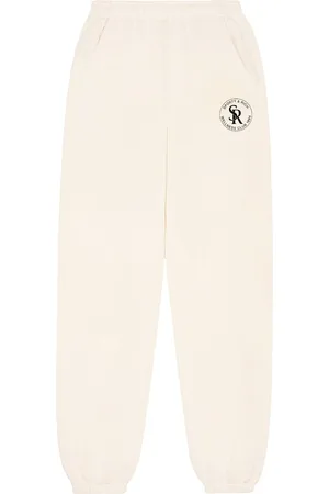 Sporty & Rich Logo-print cotton track pants