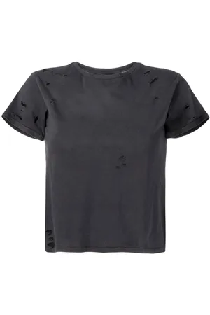 Cynthia Rowley Punch-hole detailing cotton T-shirt