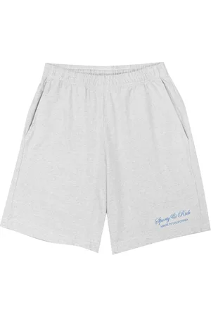 Sporty & Rich Logo-print knee-length shorts
