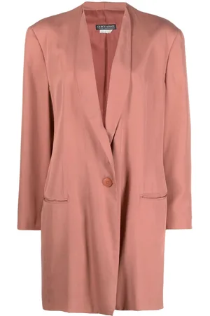 Giorgio Armani 1990s shawl lapels silk blazer