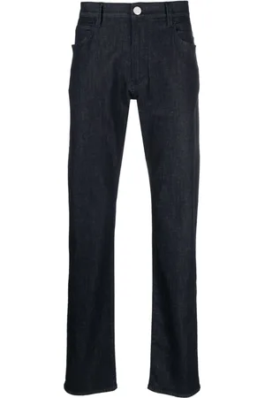 Giorgio Armani Straight-leg dark-wash jeans