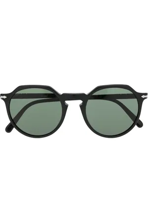 Persol Round-frame straight-arm sunglasses