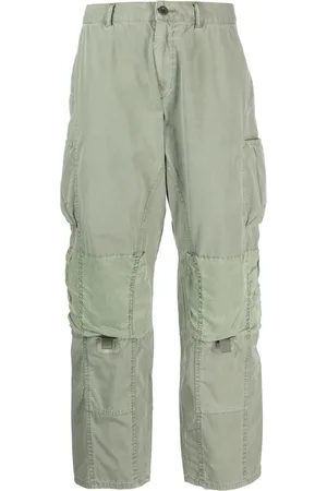 JOHN ELLIOTT Mid-rise straight-leg work trousers