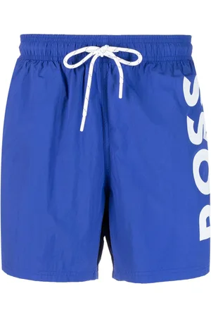 HUGO BOSS Octopus logo-print swim shorts