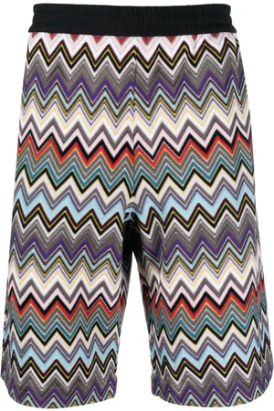 Missoni Zigzag-woven Bermuda shorts