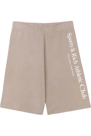 Sporty & Rich Athletic Club cotton biker shorts