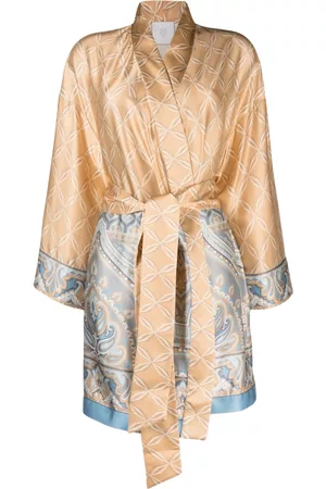 ELEVENTY Ženy Kimona - Paisley-print tied-waist kimono