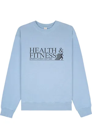 Sporty & Rich Health & Fitness logo-print sweatshirt