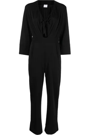 ..,MERCI Knot-detail V-neck jumpsuit