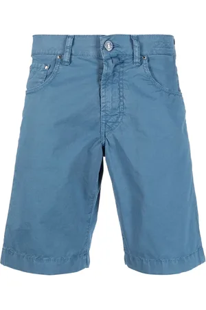 Jacob Cohen Logo-patch stretch bermuda shorts