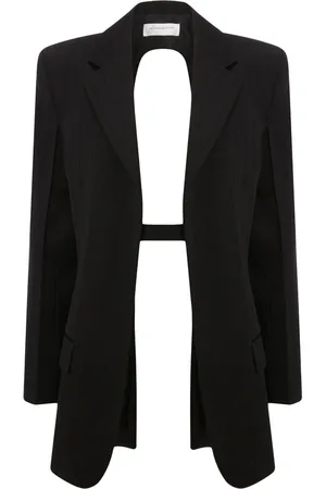Victoria Beckham Open-back single-breasted blazer