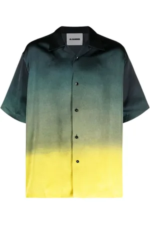 Jil Sander Gradient-effect short-sleeve shirt