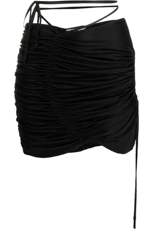 ANDREADAMO Cut-out detail asymmetric skirt