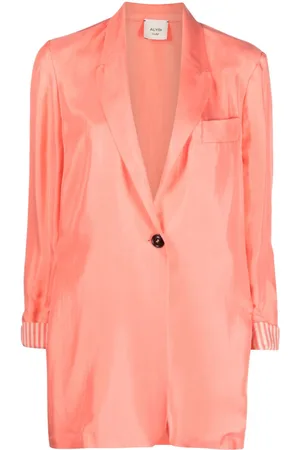 ALYSI Single-breasted silk blazer