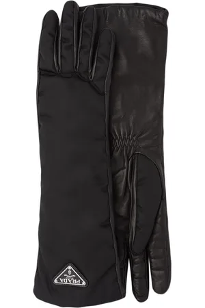 Prada Triangle-logo gloves